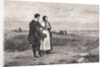 Colonists Watching Mayflower Leave New World by Anonymous