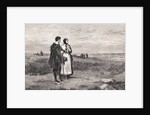Colonists Watching Mayflower Leave New World by Anonymous