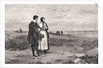 Colonists Watching Mayflower Leave New World by Anonymous