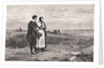 Colonists Watching Mayflower Leave New World by Anonymous