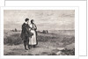 Colonists Watching Mayflower Leave New World by Anonymous