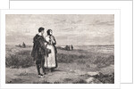 Colonists Watching Mayflower Leave New World by Anonymous