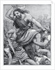 Samson with Weapon in Hand Against Philistines by Anonymous