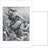 Samson with Weapon in Hand Against Philistines by Anonymous