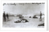 American Cavalry Men with Horses as Shields During Weapon Firing by Anonymous