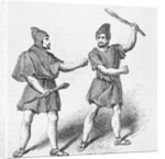 Roman Plebians Fighting by Anonymous