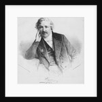 French Artist Daguerre in Studious Pose by Anonymous