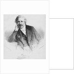 French Artist Daguerre in Studious Pose by Anonymous