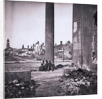 Children Posing by Column by Anonymous