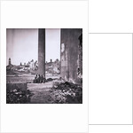 Children Posing by Column by Anonymous