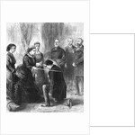 Benjamin Disraeli Being Ordained by Queen of England by Anonymous