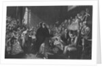 Early Courtroom Scene by Anonymous