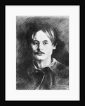 Drawing of French Poet Alfred Jarry by Anonymous