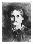 Drawing of French Poet Alfred Jarry by Anonymous