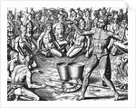 Florida Indians Saturibo War Council by Anonymous