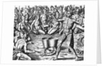 Florida Indians Saturibo War Council by Anonymous