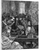 Illustration of Citizens Indulging Water at Spa by Anonymous