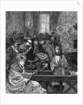 Illustration of Citizens Indulging Water at Spa by Anonymous