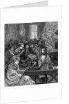 Illustration of Citizens Indulging Water at Spa by Anonymous