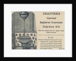 Advertisement for Crapper's Toilet by Anonymous