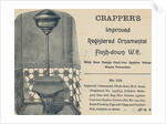Advertisement for Crapper's Toilet by Anonymous