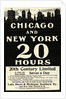 Advertisement for Railroad Service by Anonymous