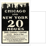 Advertisement for Railroad Service by Anonymous