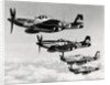 Fighter Planes Flying in Formation by Anonymous