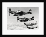 Fighter Planes Flying in Formation by Anonymous