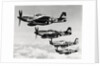 Fighter Planes Flying in Formation by Anonymous