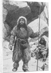 Cave Man Holding Staff by Anonymous