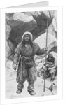 Cave Man Holding Staff by Anonymous