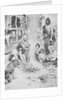 Prehistoric Family Surrounding Fire by Anonymous