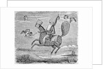 Print Depicting Mohammed Exiting Earth into the Heavens by Anonymous