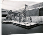 View of Tyrannosaur Skeletons in Museum by Anonymous