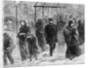 Pedestrians Walking in a Blizzard by Stanley Fox