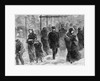 Pedestrians Walking in a Blizzard by Stanley Fox
