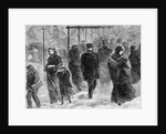 Pedestrians Walking in a Blizzard by Stanley Fox