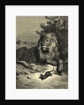 Illustration from Fontaine's The Lion and the Rat by Anonymous