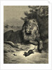 Illustration from Fontaine's The Lion and the Rat by Anonymous