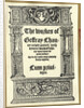 Title Page to Chaucer Works by Anonymous