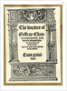 Title Page to Chaucer Works by Anonymous