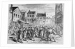 The Great Whiskey War, December 1869 Newspaper Illustration by Anonymous