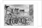 The Great Whiskey War, December 1869 Newspaper Illustration by Anonymous