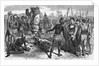 Engraving of Althore Showing Rene de Laudonniere the Worship of Ribault's Column Monument by Anonymous