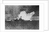 Battleship Being Destroyed by Anonymous