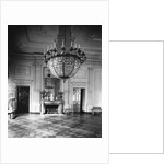 Chandelier Hanging in East Room of White House by Anonymous