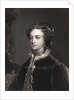 Drawing of Mary Stuart in Outerwear and Boarding Boat by Anonymous