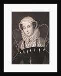 Mary Stuart Queen of Scotland with Crown Embellishment by Anonymous