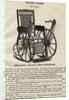 Early Wheelchair Advertisement by Anonymous